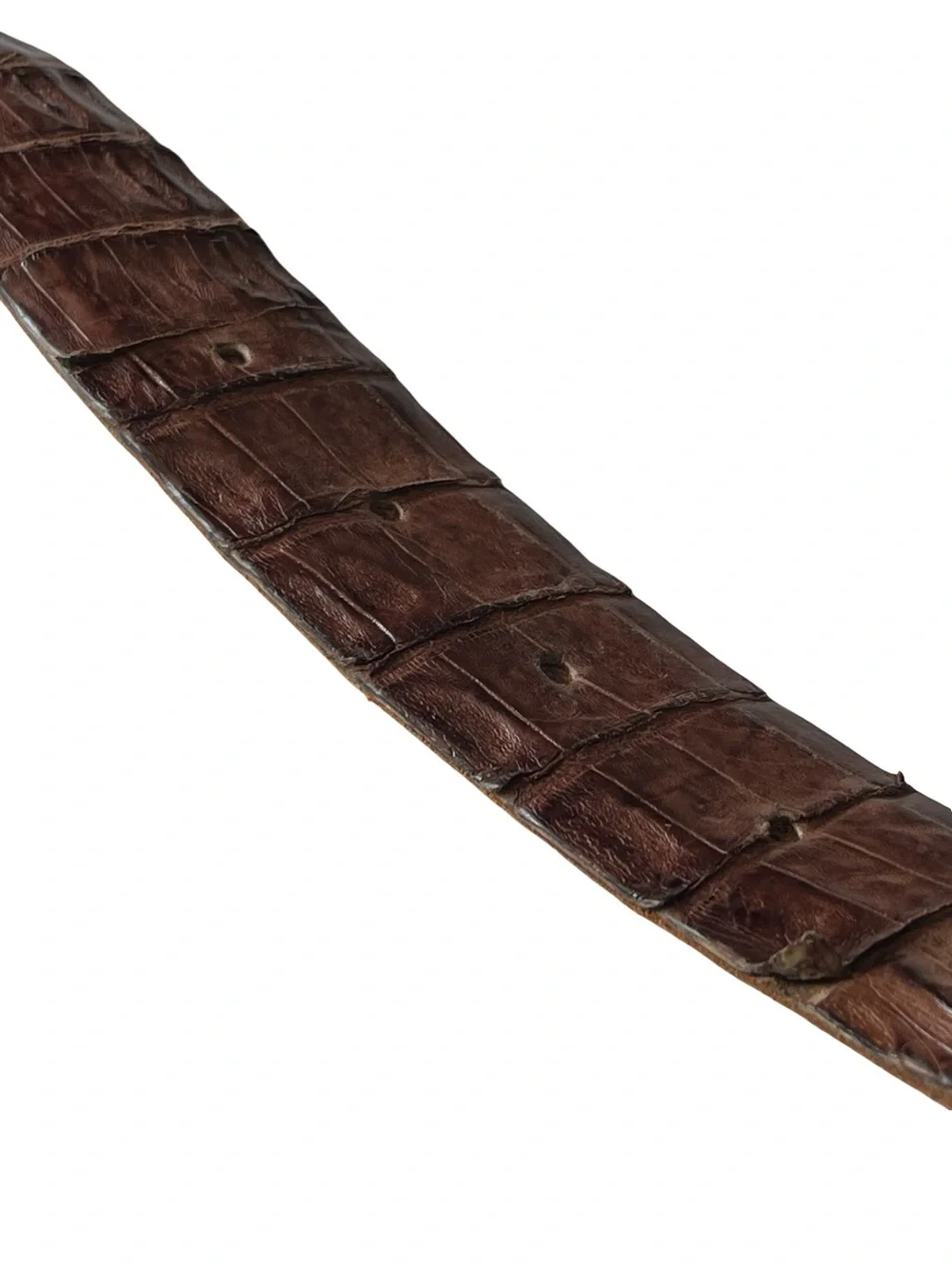 Los Altos Western Belts Crocodile Leather Size 40 Vaquero Western Mexico